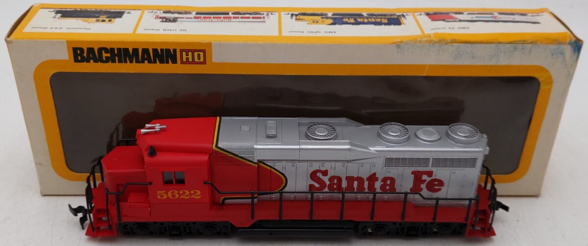 Bachmann 636 HO Scale Santa Fe GP30 Diesel Locomotive #5622 EX/Box