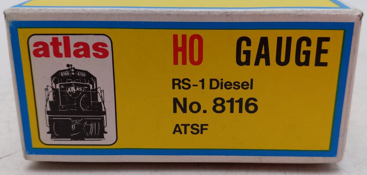 Atlas 8116 HO Scale A.T.S.F. Santa Fe RS-1 Diesel Locomotive #2399 EX/Box