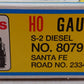 Atlas 8079 HO Santa Fe S-2 Diesel Locomotive #2334 EX/Box