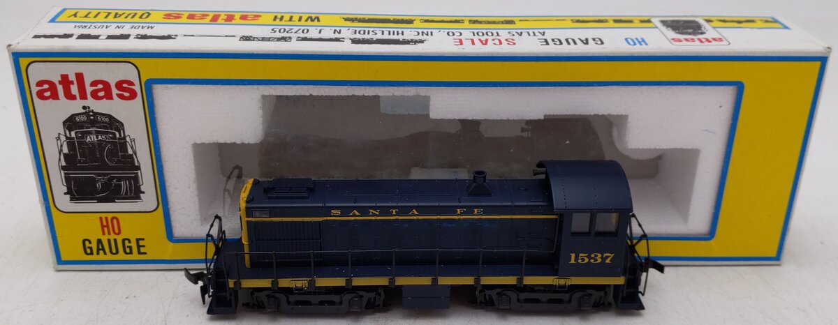 Atlas 8278 HO Santa Fe S-4 Diesel Locomotive # 1537 EX/Box