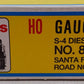Atlas 8278 HO Santa Fe S-4 Diesel Locomotive # 1537 EX/Box