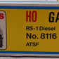 Atlas 8116 HO Scale A.T.S.F. Santa Fe RS-1 Diesel Locomotive #2399 EX/Box