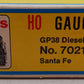 Atlas 7021 HO Scale Santa Fe GP38 Diesel Locomotive #3560 EX/Box