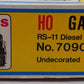 Atlas 7090 HO Undecorated RS-11 Diesel Locomotive EX/Box