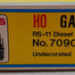 Atlas 7090 HO Undecorated RS-11 Diesel Locomotive EX/Box