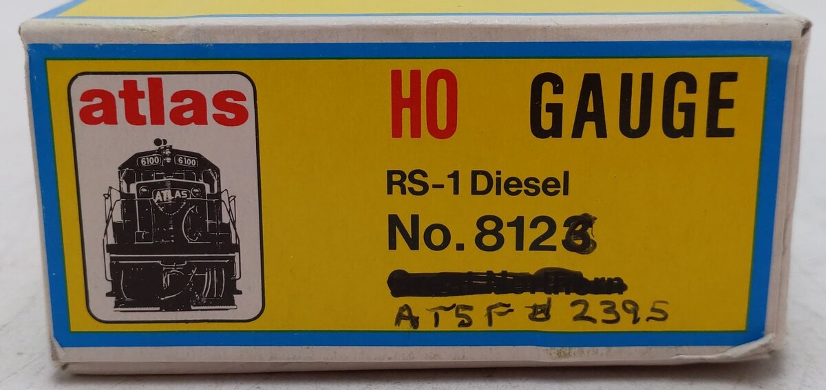 Atlas 8126 HO Scale Santa Fe RS-1 Diesel Locomotive #2395 EX/Box