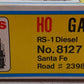 Atlas 8127 HO Scale Santa Fe Alco RS-1 Diesel Locomotive #2398 EX/Box