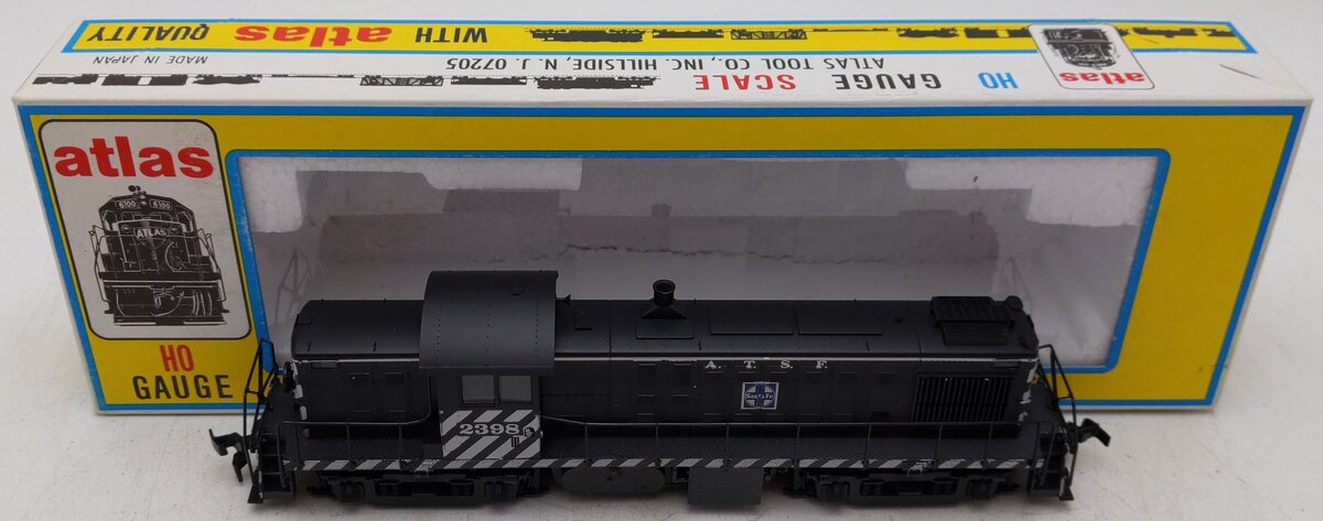 Atlas 8127 HO Scale Santa Fe Alco RS-1 Diesel Locomotive #2398 EX/Box