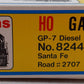 Atlas 8244 HO Scale 8244 Santa Fe GP-7 Diesel Locomotive #2707 EX/Box