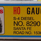 Atlas 8290 HO ATSF S-4 Diesel Locomotive #1536 EX/Box