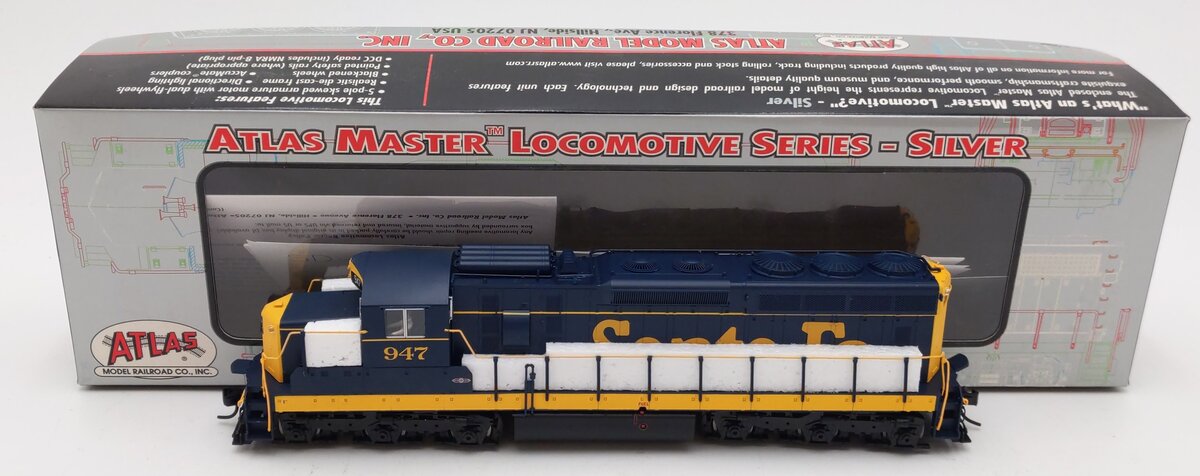 Atlas 7507 HO Santa Fe EMD SD24 Diesel Locomotive #947 VG/Box