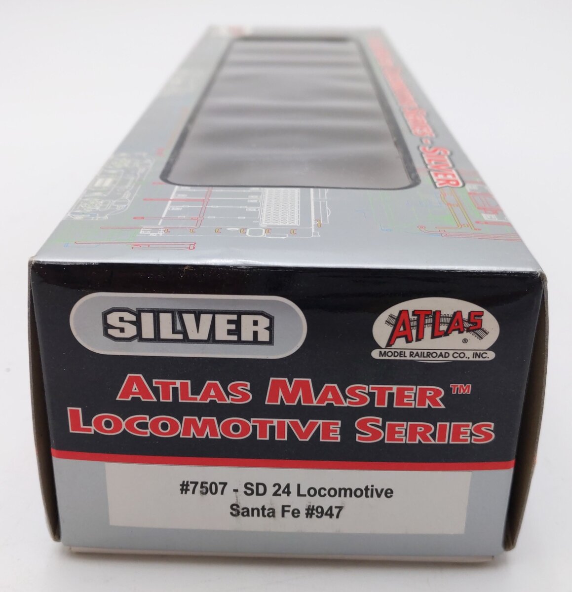 Atlas 7507 HO Santa Fe EMD SD24 Diesel Locomotive #947 EX/Box