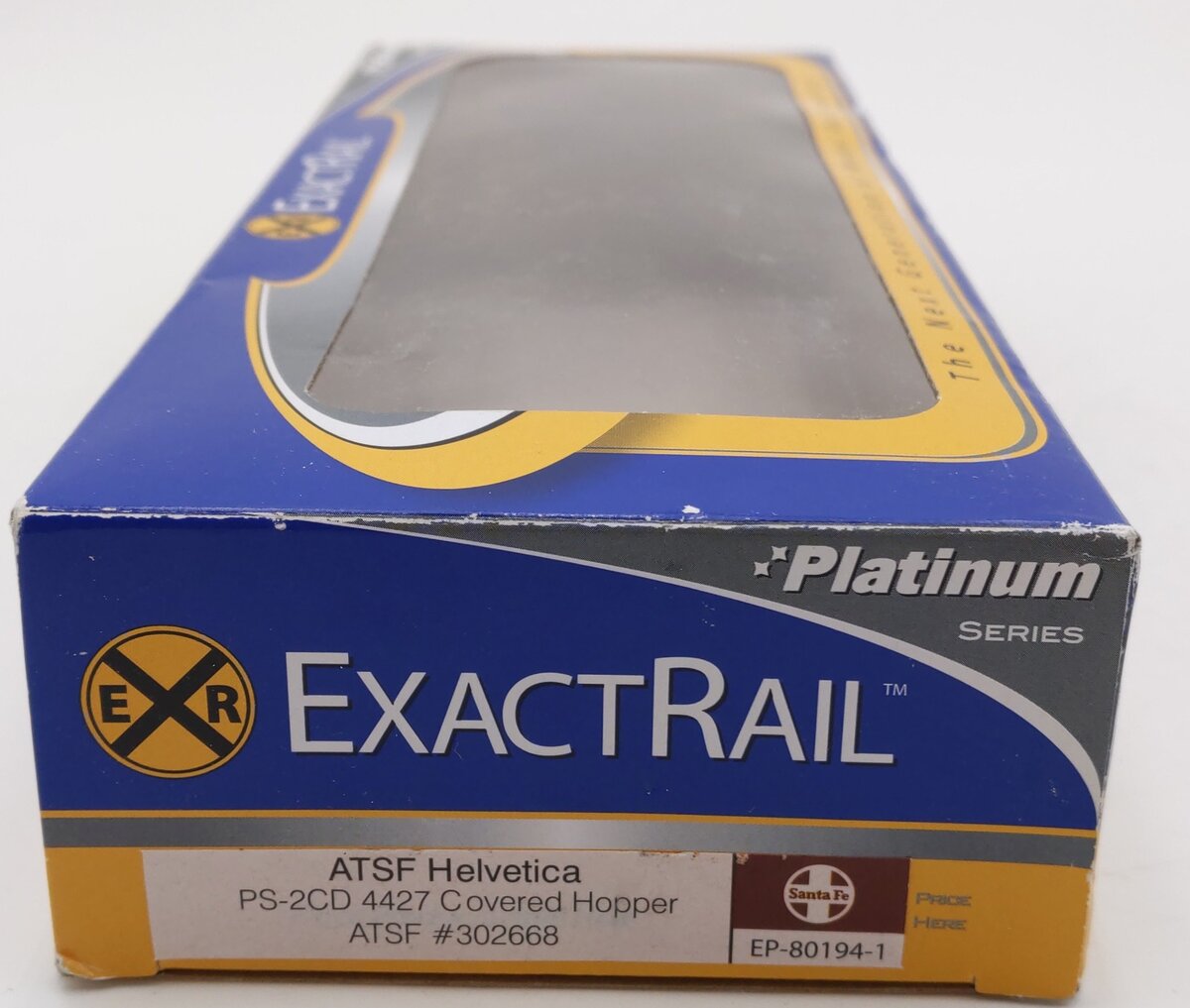 ExactRail EP-80194-1 HO Scale ATSF Helvetica PS-2CD 4427 Covered Hopper #302668 LN/Box
