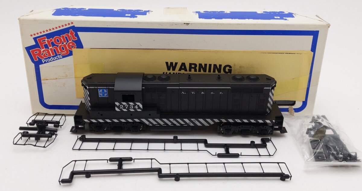 Front Range HO Scale Santa Fe GP-7 Powered Diesel Locomotive #2734 VG