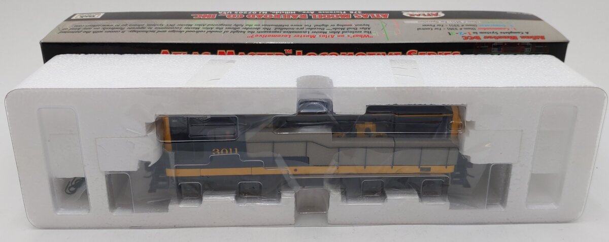 Atlas 9555 HO Scale Atchison Topeka Santa Fe H16-44 Diesel #3011 w/DCC NIB