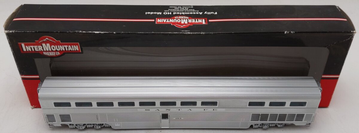 InterMountain TSP4830-04 HO Scale Santa Fe High Level Diner Car #654 EX/Box