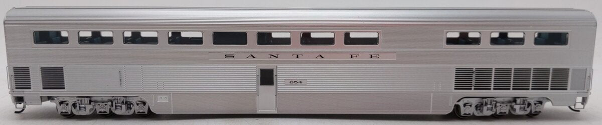 InterMountain TSP4830-04 HO Scale Santa Fe High Level Diner Car #654 EX/Box