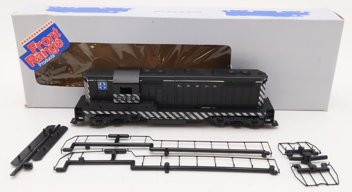Front Range HO Scale Santa Fe GP7 Powered Diesel Locomotive #2734 VG/Box