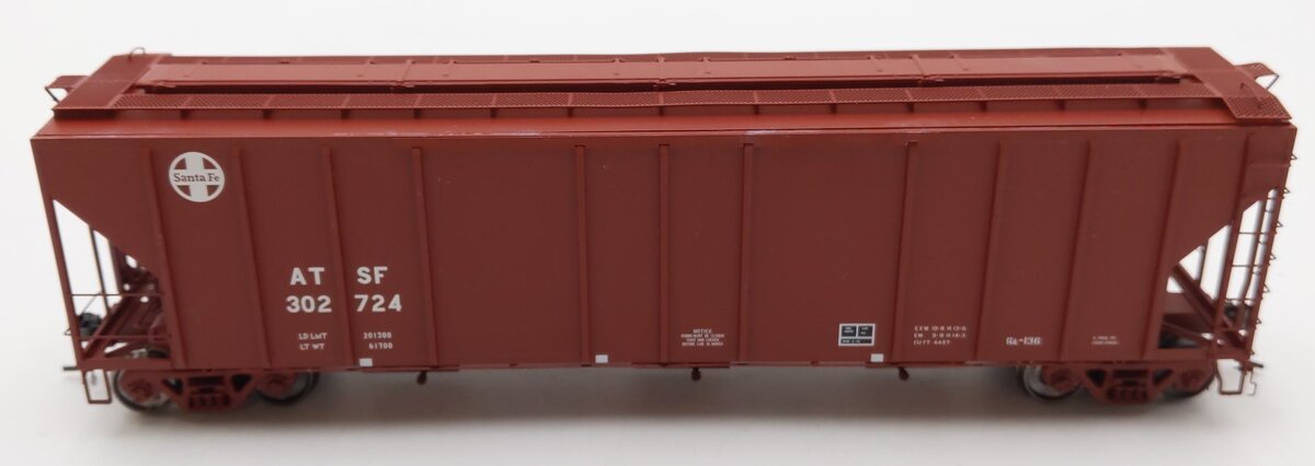 ExactRail EP-80194-6 HO Santa Fe Helvetica PS-2CD 4427 Covered Hopper #302724 EX/Box