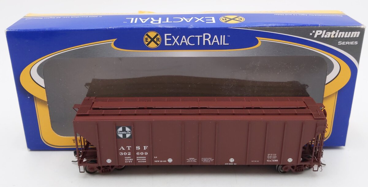 ExactRail EP-80165-13 HO Santa Fe P-S 4427 Cu Ft Grain Hopper #302609