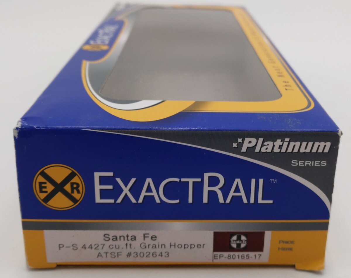 ExactRail EP-80165-17 HO Santa Fe P-S 4427 Cu Ft Grain Hopper #302643 EX/Box