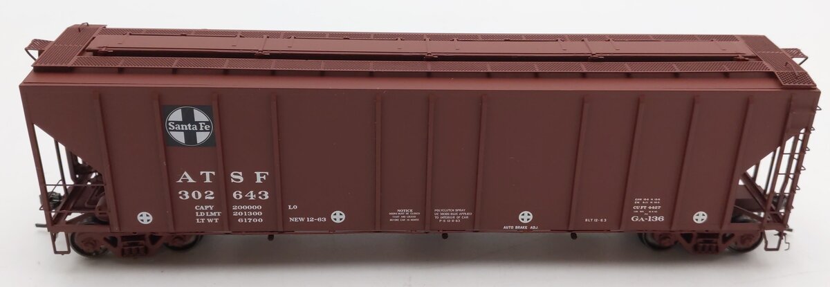 ExactRail EP-80165-17 HO Santa Fe P-S 4427 Cu Ft Grain Hopper #302643 EX/Box