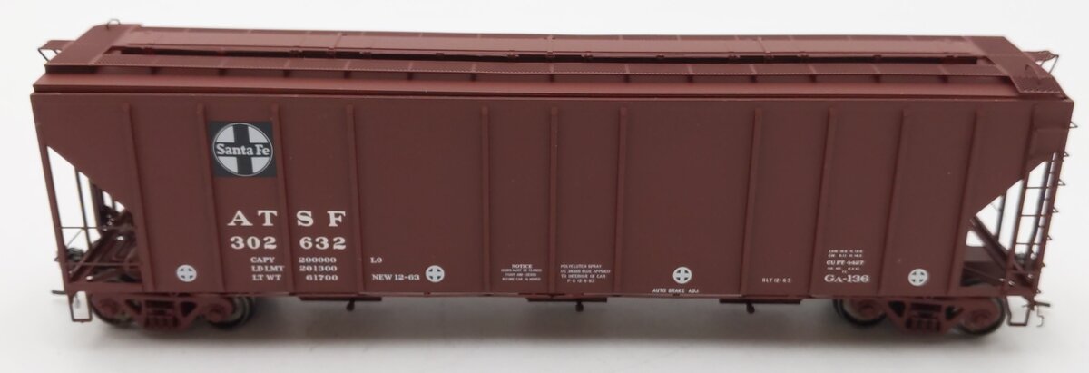 ExactRail EP-80165-16 HO Santa Fe P-S 4427 Cu Ft Grain Hopper #302632 EX/Box