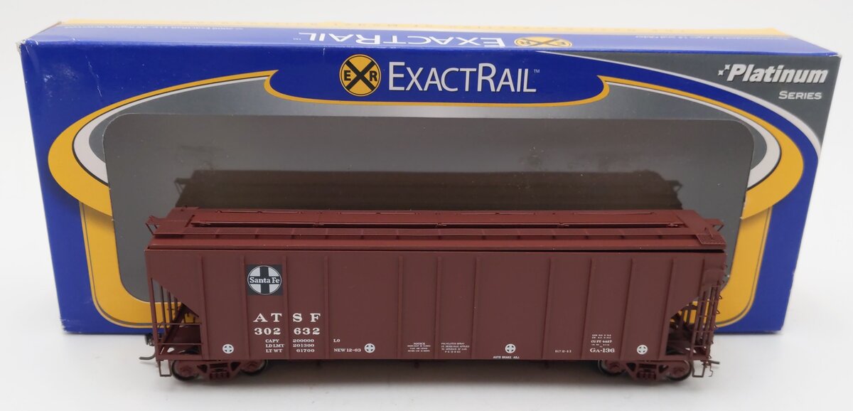 ExactRail EP-80165-16 HO Santa Fe P-S 4427 Cu Ft Grain Hopper #302632 EX/Box