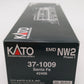 Kato 37-1009 HO Santa Fe EMD NW2 Phase I Switcher Diesel Locomotive #2406 w/DCC LN/Box