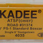 Kadee 4035 HO Santa Fe Chief 40' PS-1 Standard Boxcar #31374 EX/Box