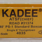 Kadee 4035 HO Santa Fe Chief 40' PS-1 Standard Boxcar #31374 EX/Box