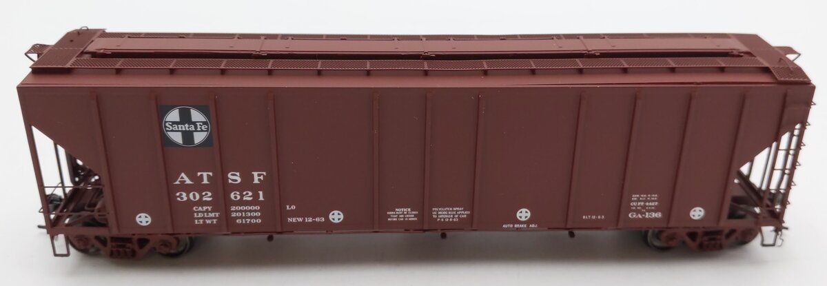 ExactRail EP-80165-15 HO Santa Fe P-S 4427 Cu. Ft. Grain Hopper #302621 EX/Box