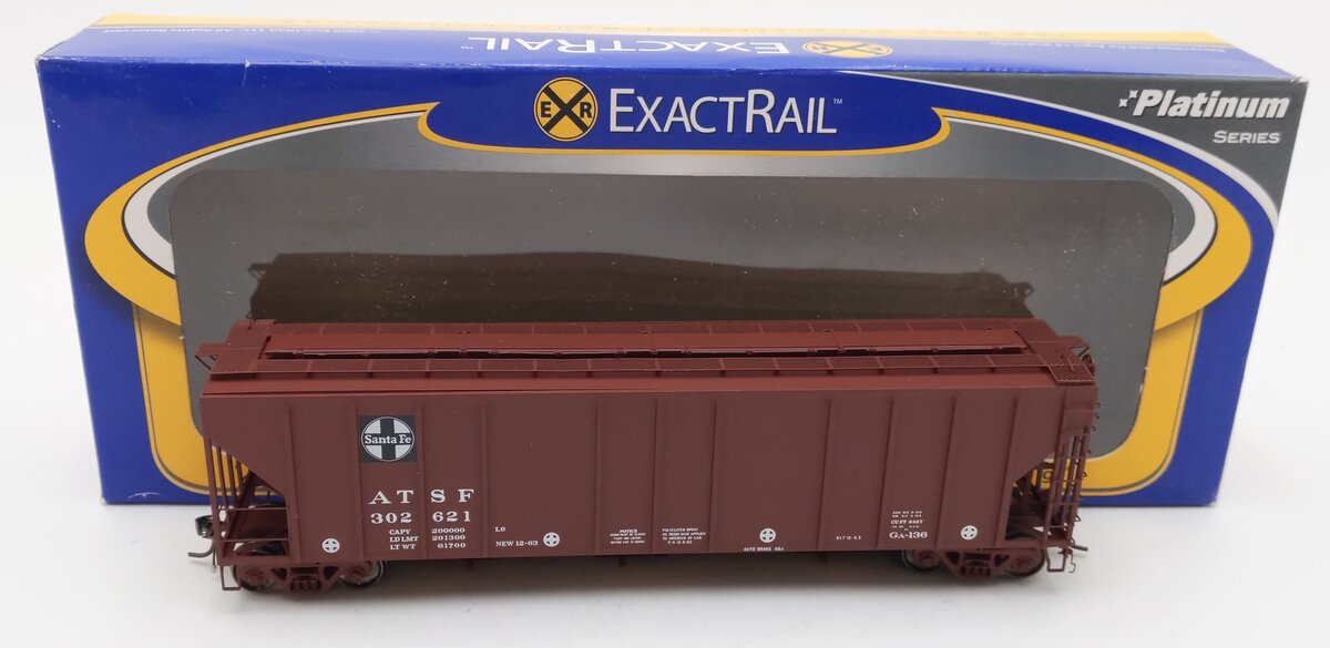 ExactRail EP-80165-15 HO Santa Fe P-S 4427 Cu. Ft. Grain Hopper #302621 EX/Box