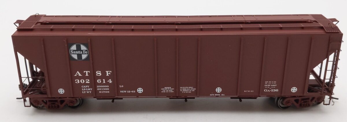 ExactRail EP-80165-14 HO Santa Fe P-S 4427 Cu Ft Grain Hopper #302614