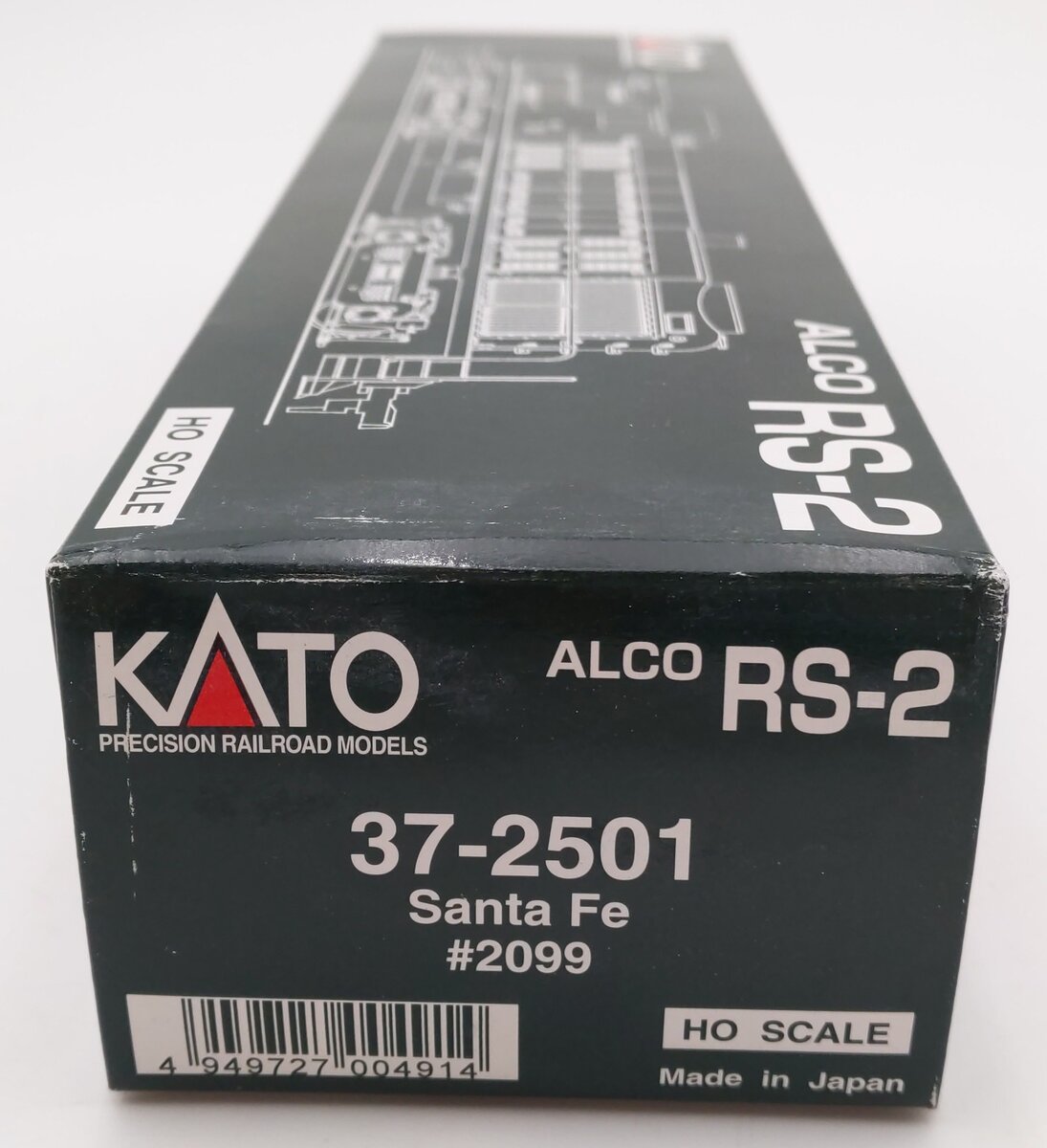 Kato 37-2501 HO Santa Fe Alco RS-2 Diesel Locomotive #2099 w/DCC EX/Box
