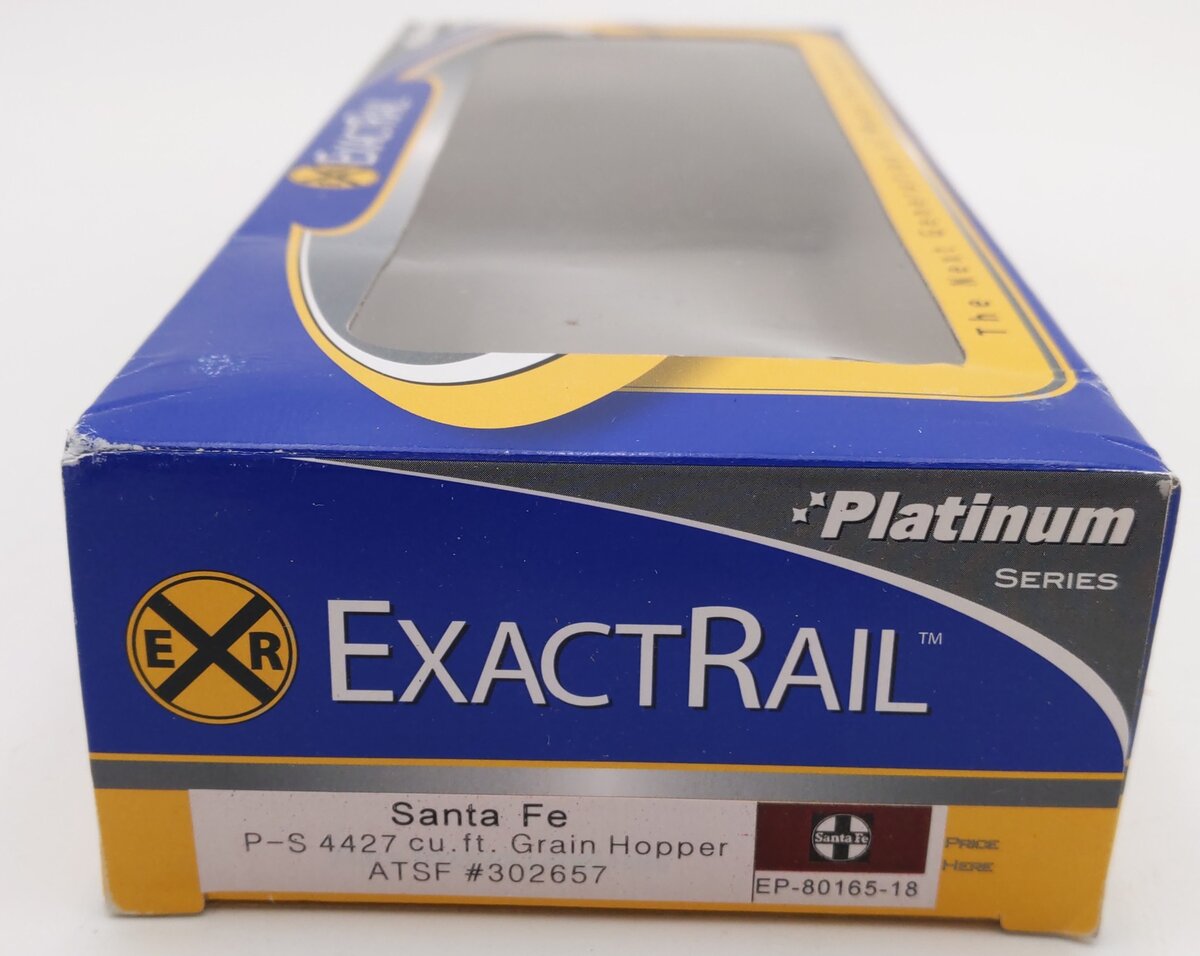 ExactRail EP-80165-18 HO Santa Fe P-S 4427 Cu Ft Grain Hopper #302657 EX/Box