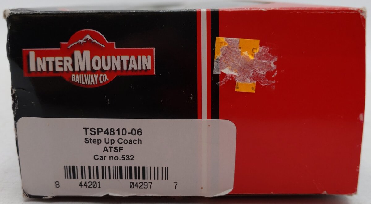 InterMountain TSP4810-06 HO Scale Santa Fe Hi-Level Coach Car #532 EX/Box