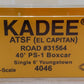 Kadee 4046 HO Atchison, Topeka & Santa Fe El Captain 40' PS-1 Boxcar EX/Box