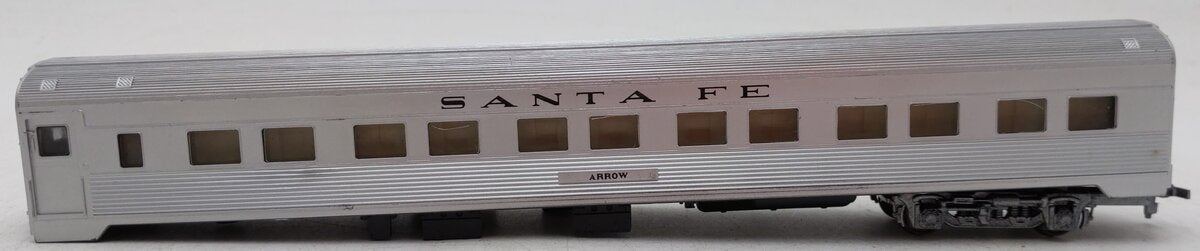 Model Power 8864 HO Scale Santa Fe "Arrow" Sleeper Car VG/Box