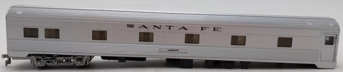 Model Power 8864 HO Scale Santa Fe "Arrow" Sleeper Car VG/Box