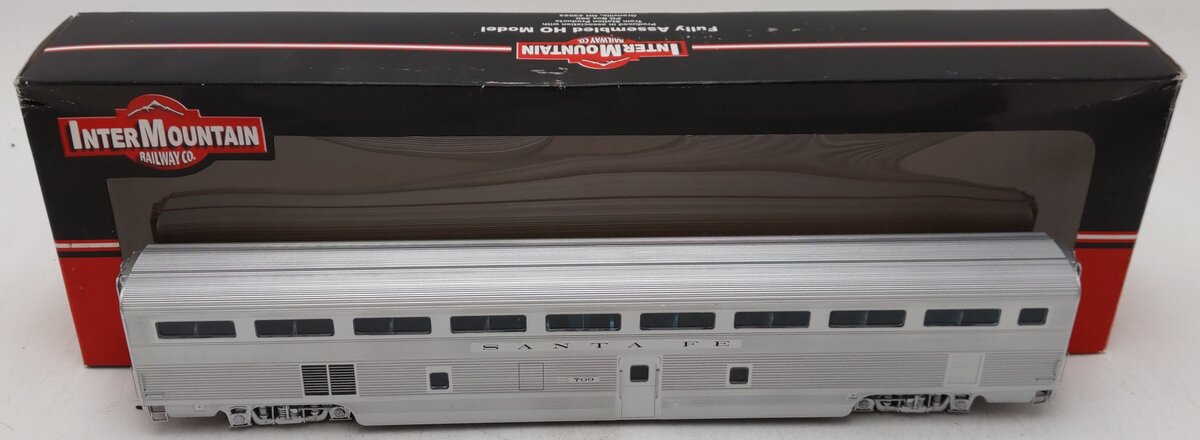 InterMountain TSP4820-14 HO Scale ATSF Hi-Level Coach car #709 EX/Box