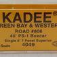 Kadee 4049 HO Scale Green Bay & Western 40' PS-1 Boxcar #806 EX/Box