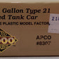 Proto 2000 8307 HO APCO 8000 Gallon Type 21 Riveted Side Tank Car #8307 EX/Box