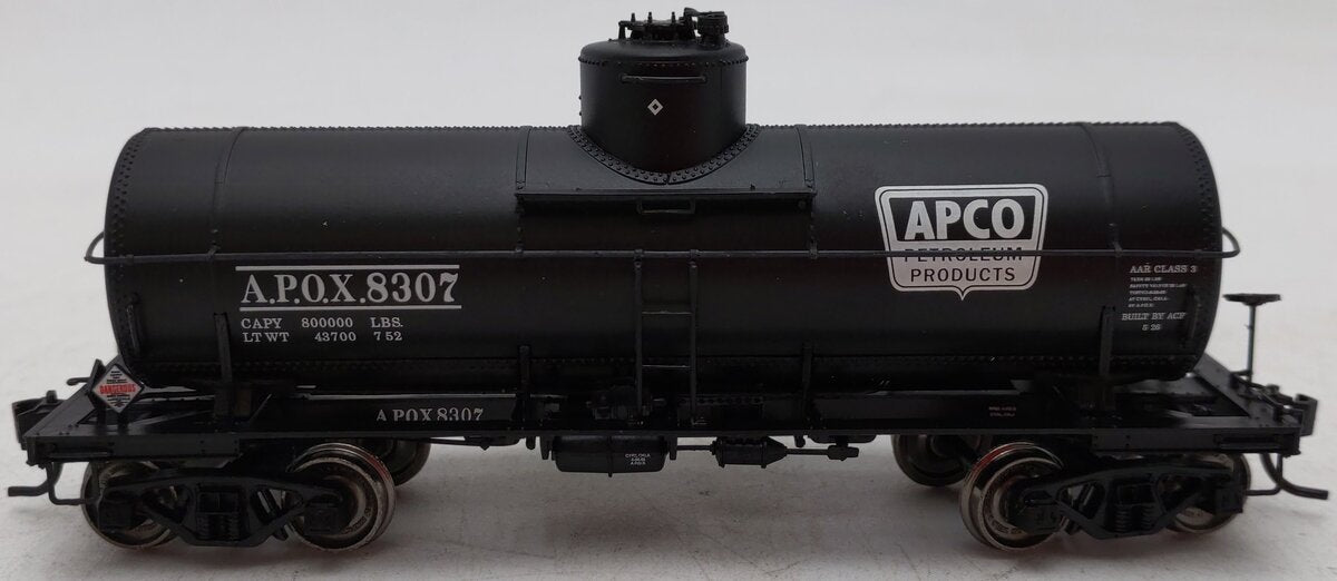 Proto 2000 8307 HO APCO 8000 Gallon Type 21 Riveted Side Tank Car #8307 EX/Box