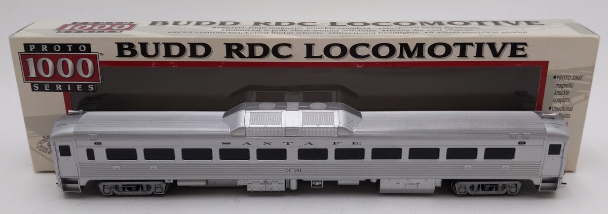 Proto 1000 30584 HO Scale Santa Fe RDC Budd Car #DC-191 EX/Box