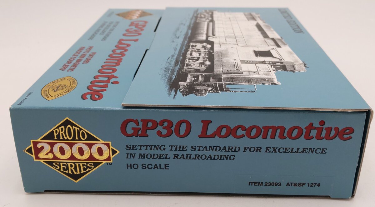 Proto 2000 23093 HO Scale ATSF GP30 Diesel Locomotive #1274 LN/Box