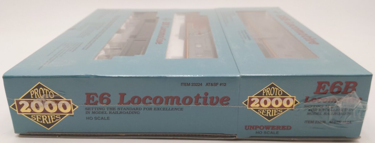Proto 2000 23224 HO Scale AT&SF EMD E6 & E6B Diesel Locomotive Set MT/Box