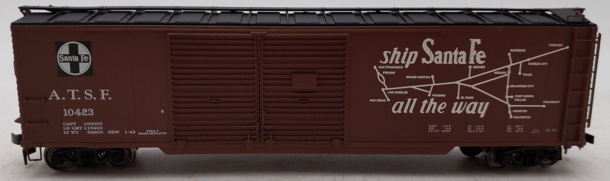 Proto 2000 10423 HO Scale ATSF Boxcar #10423 EX/Box