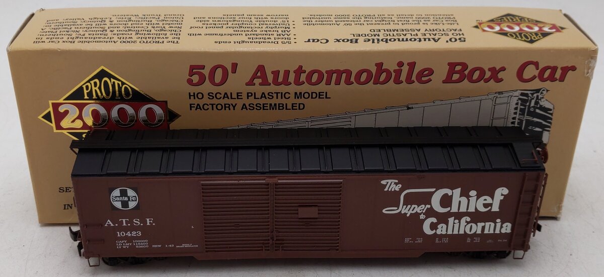 Proto 2000 10423 HO Scale ATSF Boxcar #10423 EX/Box