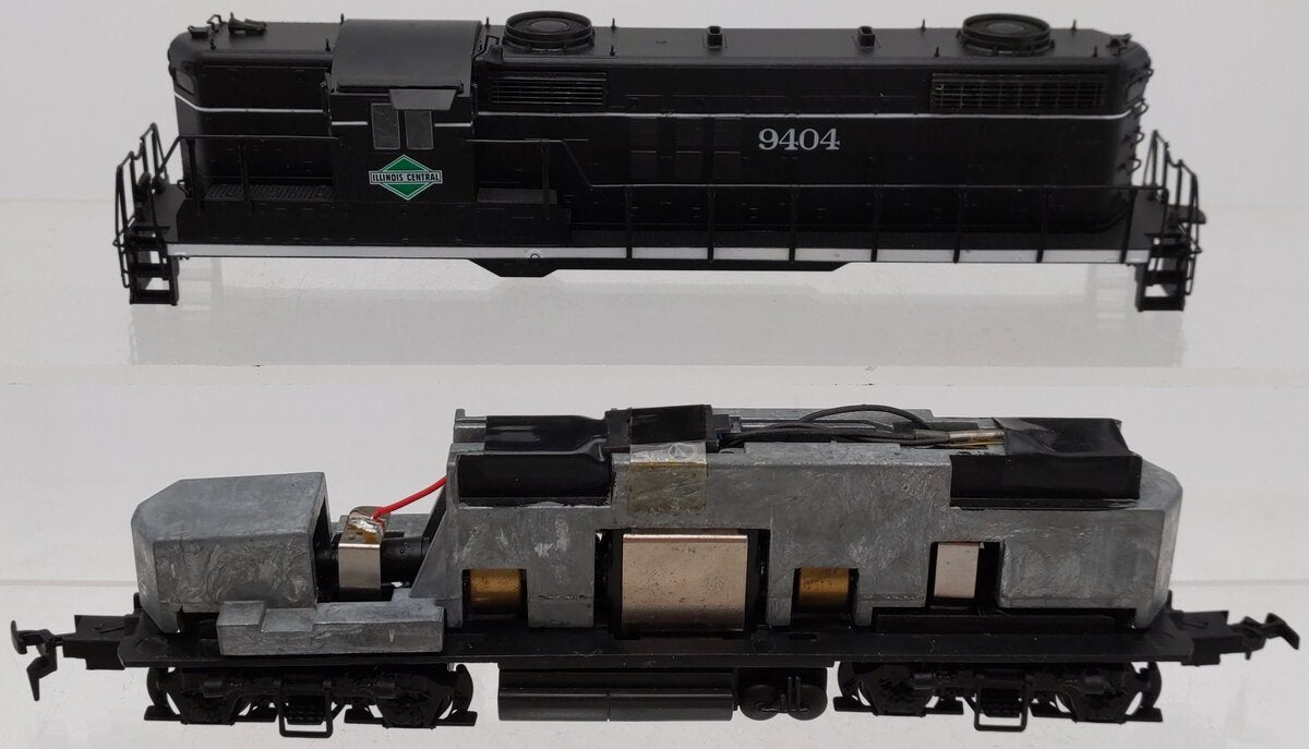 Proto 2000 8839 HO Illinois Central GP18 Diesel Locomotive #9404 EX/Box